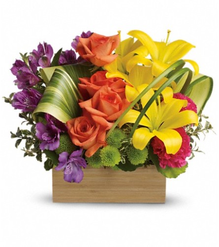 Teleflora's Shades Of Brilliance Bouquet