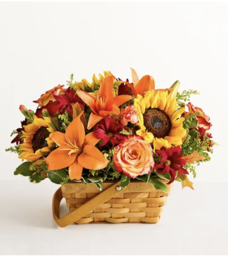 Fields of Europe® for Fall Basket - Deluxe. An arrangement by Lovingly.