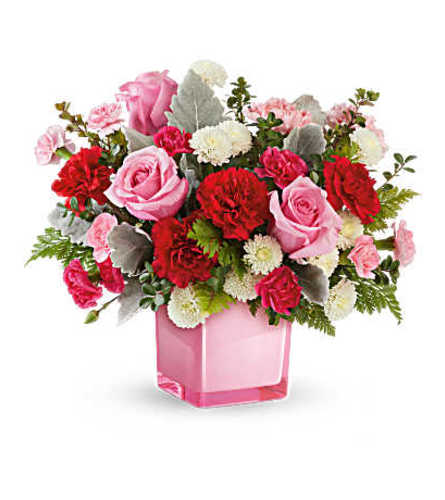 The Teleflora's Tranquil Love Bouquet - Deluxe. An arrangement by Marivel's Florist and Gifts.