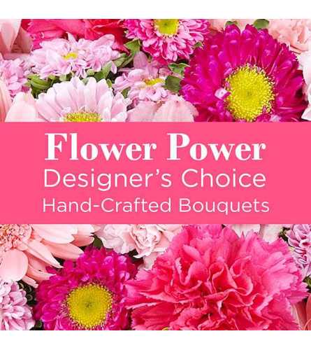 Pink Colors Florist Designed Bouquet