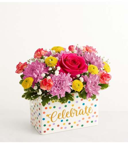 The Celebrate the Day™ Flower Bouquet - Standard. An arrangement by Flowers of Charlotte.
