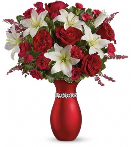 Teleflora's XOXO Bouquet with Red Roses