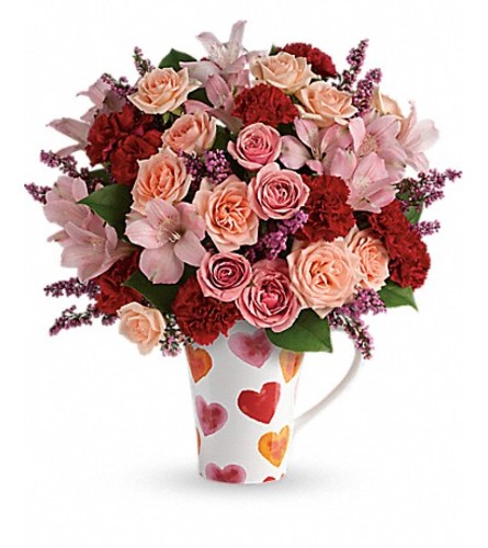 Teleflora's Lovely Hearts Bouquet