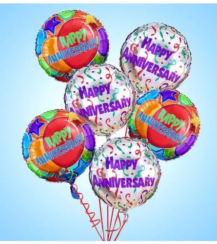 Air-Rangement® - Anniversary Mylar Balloons