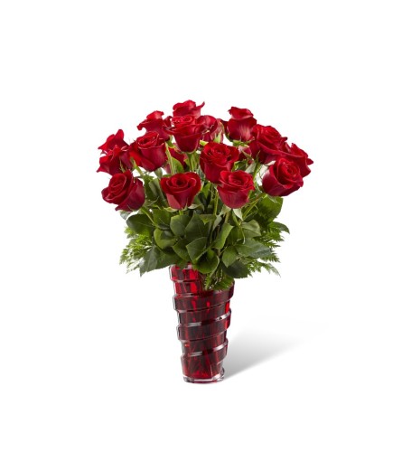 The FTD® Red Romance™ Rose Bouquet - Premium