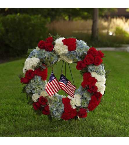 The FTD® To Honor One's Country™ Wreath