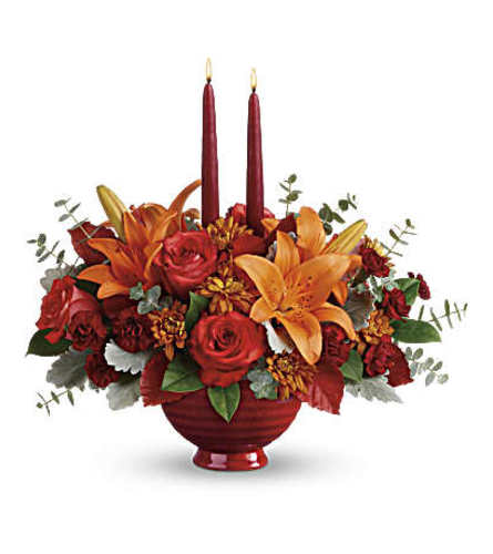 Teleflora's Autumn In Bloom Centerpiece