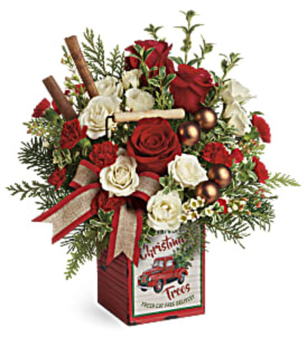 Teleflora's Quaint Christmas Bouquet