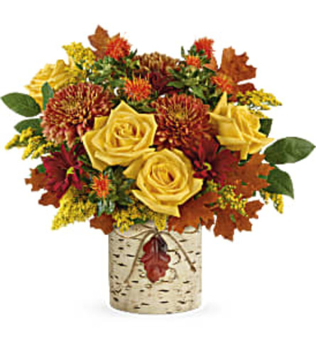 Teleflora's Golden Birch Bouquet