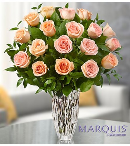 Marquis by Waterford® Peach Roses