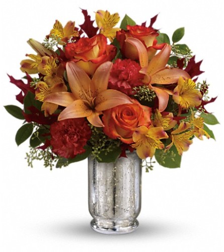 Teleflora's Fall Blush Bouquet