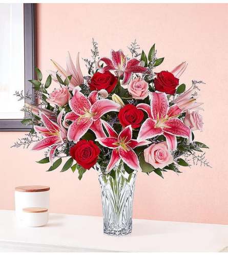 Marquis by Waterford® Blushing Rose & Lily Bouquet