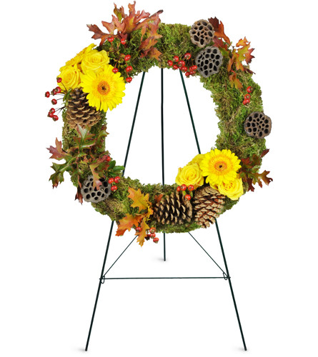 Autumn Glory Sympathy Wreath™