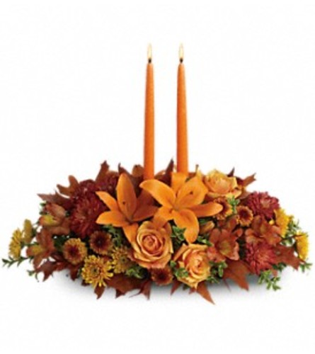 Thanksgiving Table. An arrangement by Seithel's Florist.