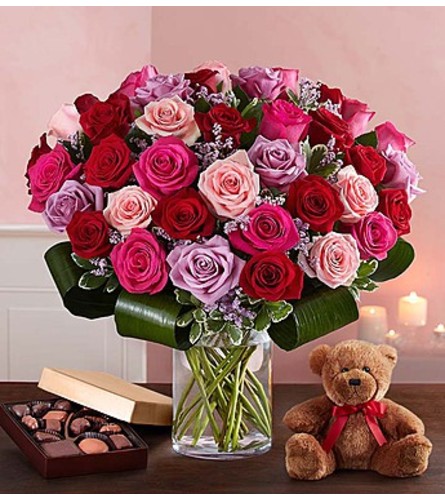 Dazzling Romance Rose Bouquet™