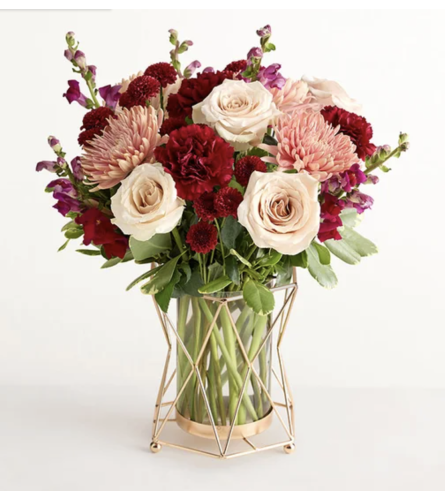Burgundy Bliss™ Bouquet - Deluxe. An arrangement by Lovingly Charlotte.