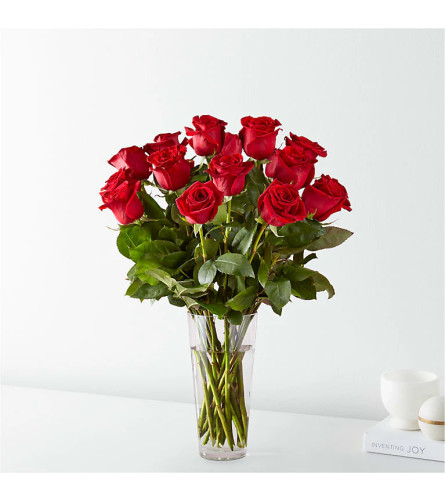 A Long Stem Red Rose Bouquet - Deluxe. An arrangement by Sueppel's Flowers.