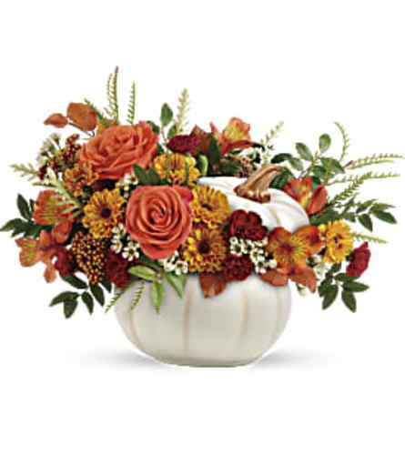 Teleflora's Enchanted Harvest Bouquet - Standard. An arrangement by Flower Trends Florists.