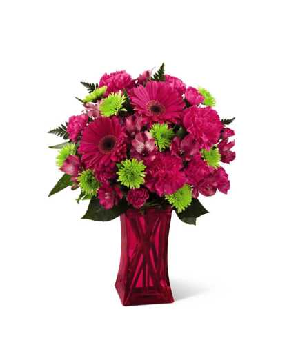 The FTD® Raspberry Sensation Bouquet - Standard. An arrangement by Palmetto Gardens Florist.