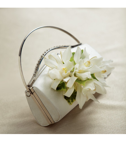 The FTD® White Purse Décor