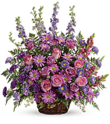 Gracious Lavender Basket