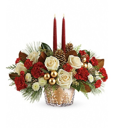 Teleflora's Winter Pines Centerpiece