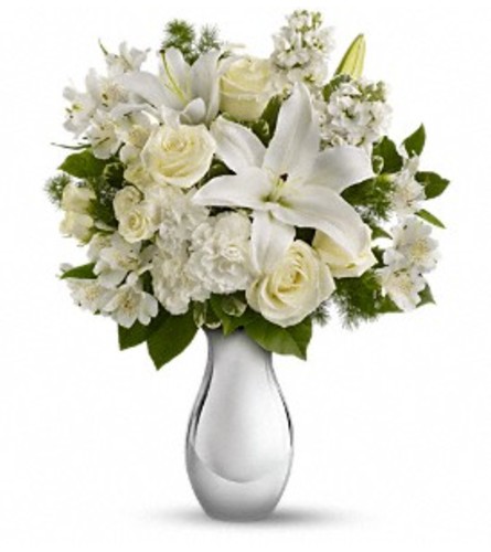 Shimmering White Arrangement