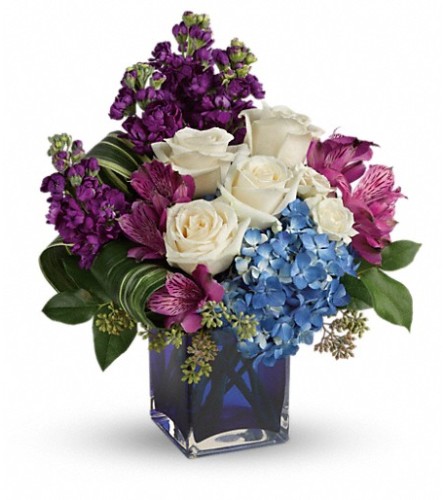 Teleflora's Portrait In Purple Bouquet