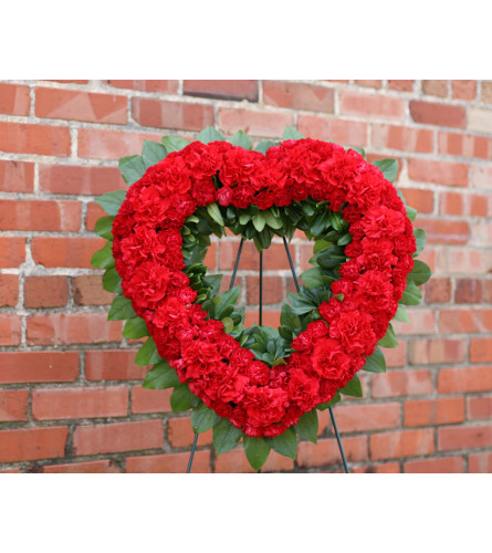 Open Heart Wreath