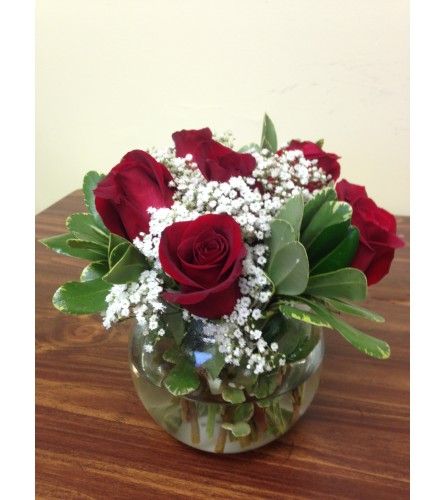 Roses in a bowl