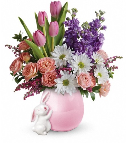 Teleflora's Send a Hug® Bunny Love Bouquet