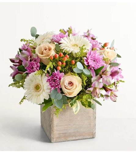 Seraphina's Garden - Deluxe. An arrangement by Flowers of Jacksonville.