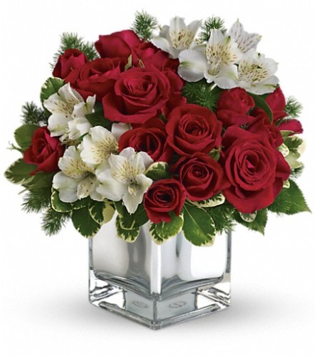 Teleflora's Christmas Blush Bouquet