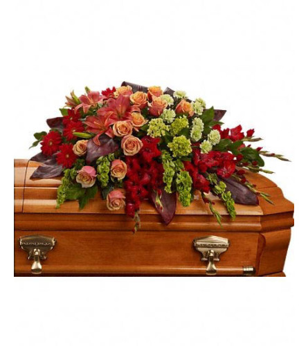 Fond Farewell Casket Spray