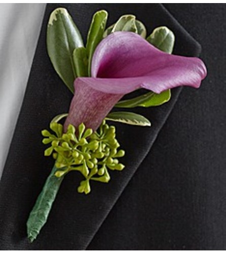 Boutonniere Elegance Purple