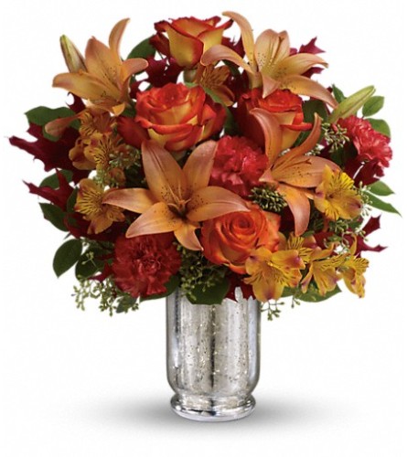 Teleflora's Fall Blush Bouquet