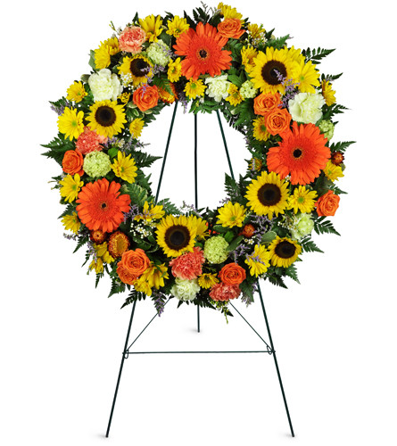 Heavenly Dawn Sunflower Wreath™