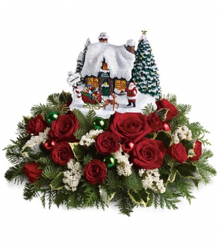 Thomas Kinkade Santa's Workshop by Teleflora