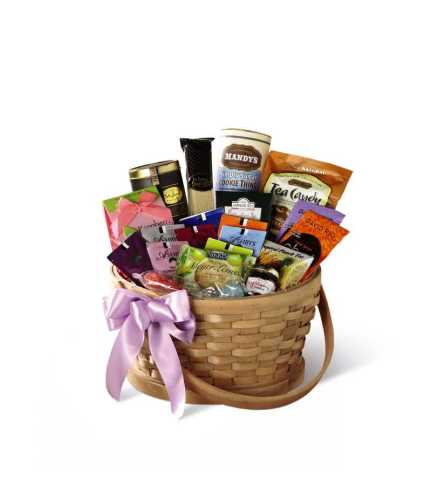 The FTD® Quiet Tribute™ Gourmet Basket