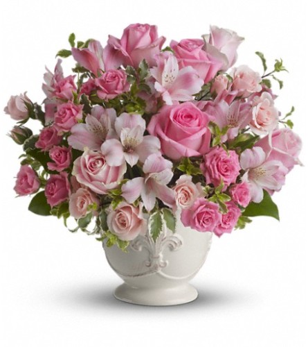 Teleflora's Pink Potpourri Bouquet with Roses