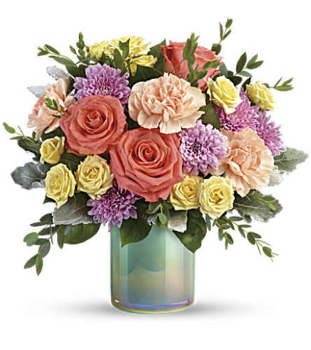 Teleflora's Pastel Shimmer Bouquet