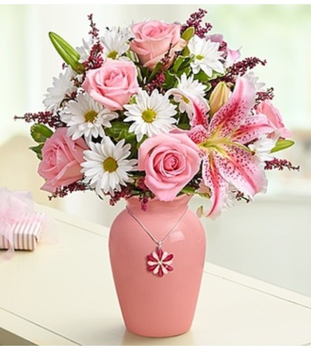 Mother's Embrace™ in a Pink Vase