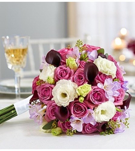 Purple Elegance Mixed Bouquet