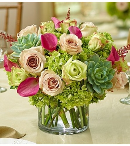 Vineyard Wedding Centerpiece