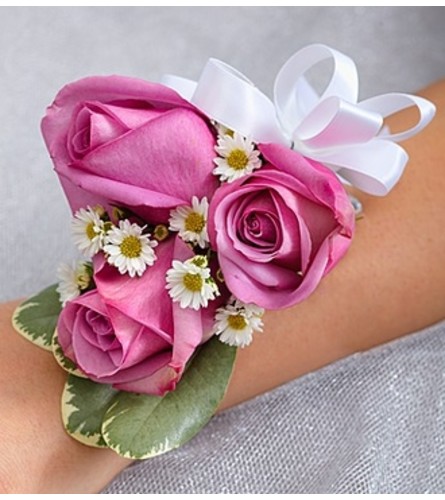 Purple Elegance Corsage - Rose