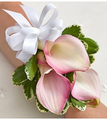 Pink Mini Calla Lily Corsage