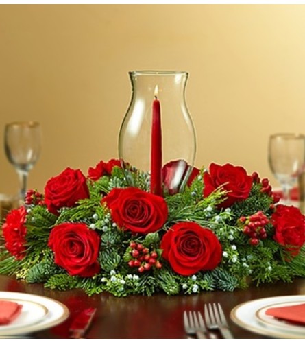 Holiday Cheer Centerpiece - Red