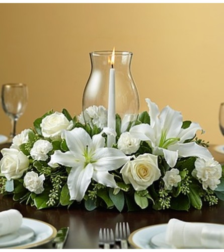 Holiday Cheer Centerpiece - White