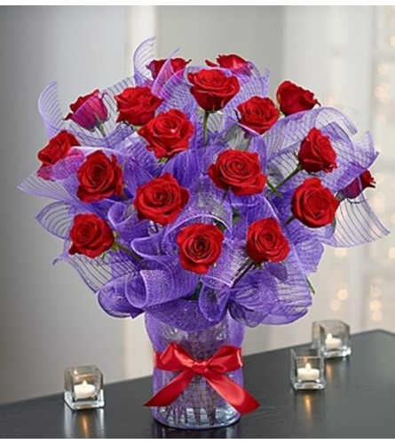 Valentine Passion™ Premium Long-Stem Roses - Standard. An arrangement by Susana's Flowers.