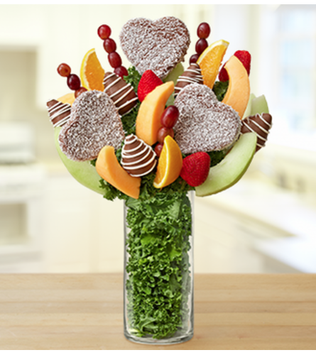 Personalized Vase Fruit Arrangement – Chocola